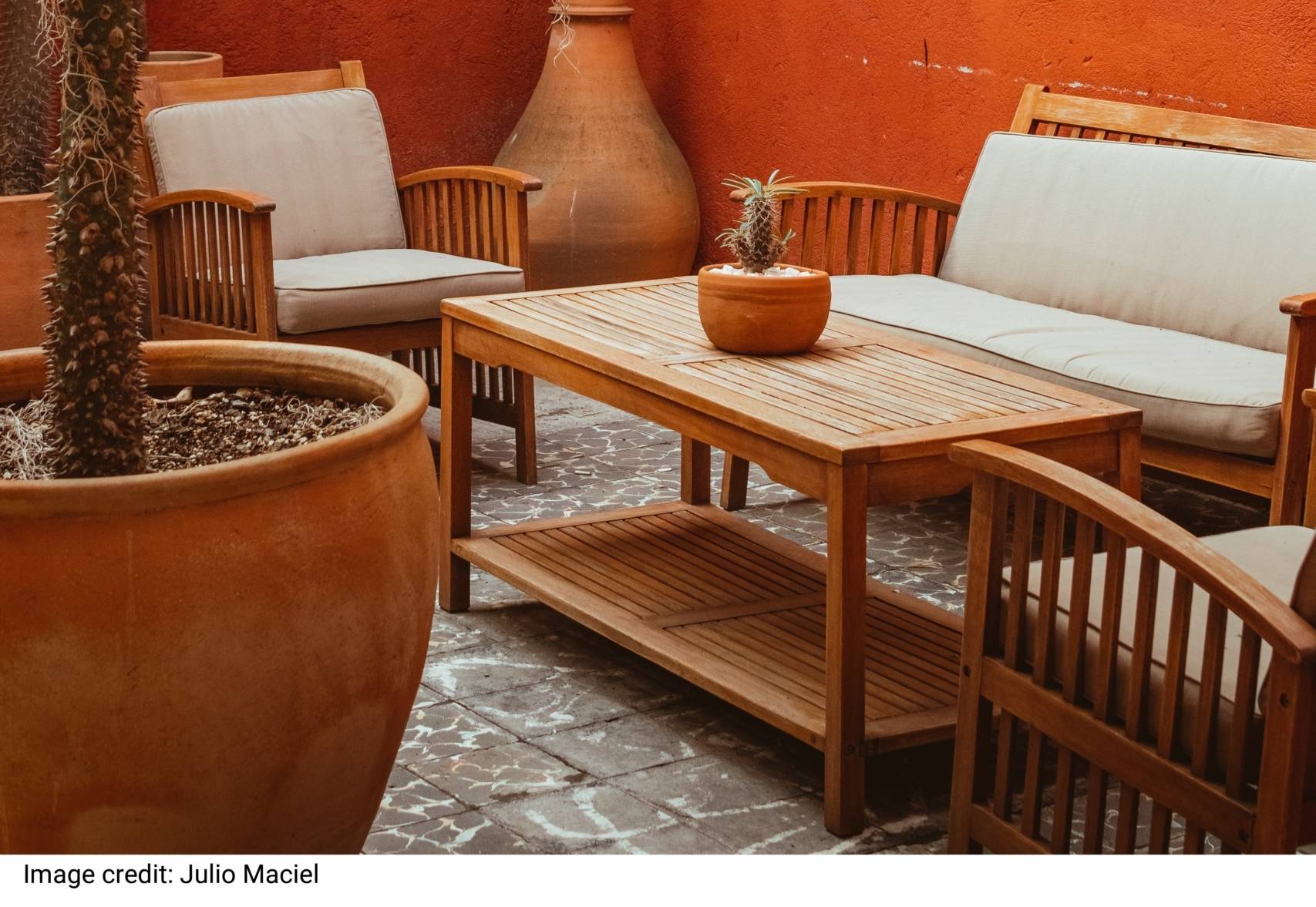 Outdoor Wooden Garden Furniture by Julio Maciel Outdoor Wooden Garden Furniture